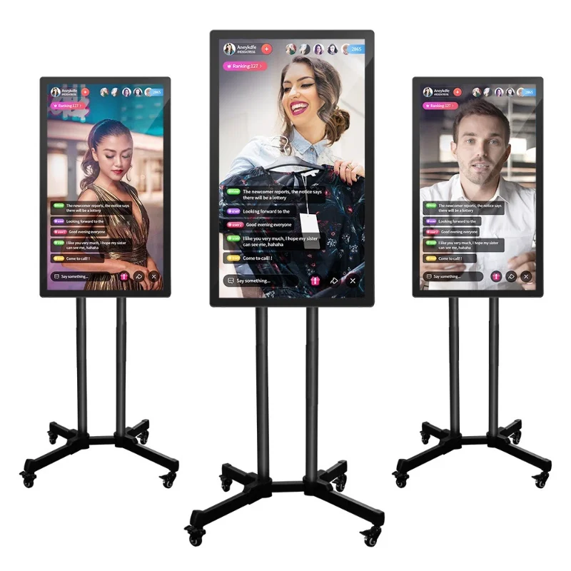 

Smart Touch Screen LCD Display Tiktok Facebook Live Streaming Machine Video Broadcast Live Streaming Screen