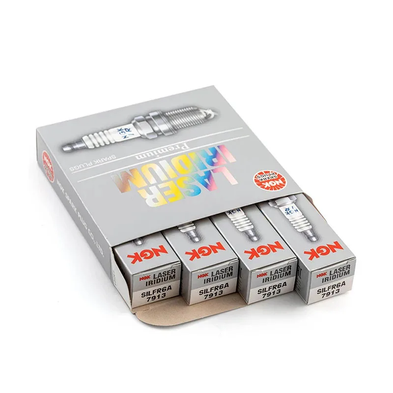 4 шт. NGK Iridium Spark Plug SILFR6A 7913 для BMW E81 E87 E88 E82 E90 E91 E92 E93 E60 E61 F01 X1 X3 X4 Z4 VOLVO S40 S60 S80 V40