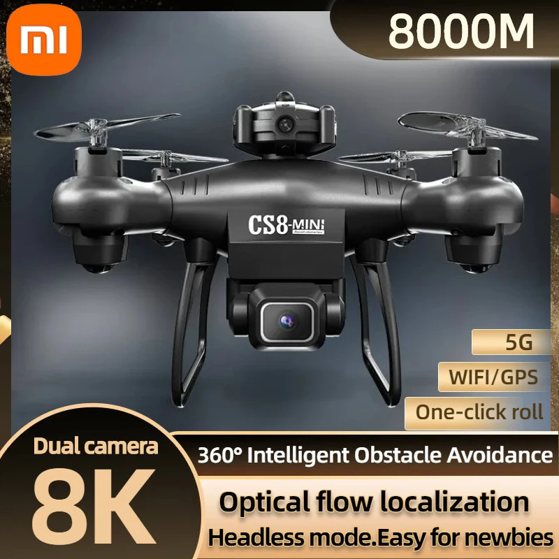 

Xiaomi Mijia Mini Drone CS8 4K 6K Dual Camera HD Professional Obstacle Avoidance 360 RC Wide Angle Adjustable ESC RC Quadcopter