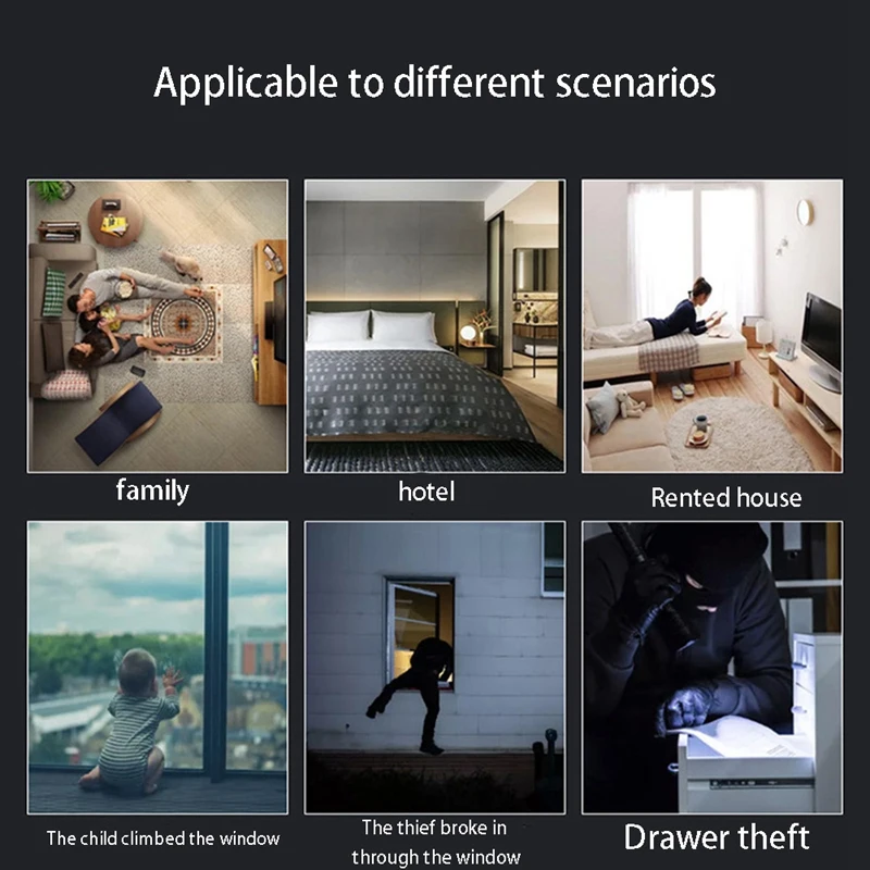 Wi-Fi дверная магнитная сигнализация для дверей и окон удаленная домашняя изоляция