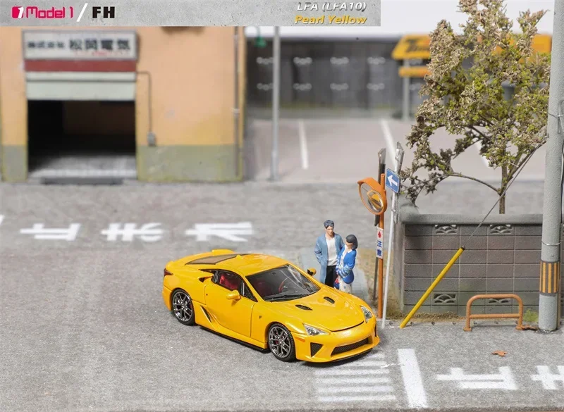 Focal Horizon FH x Model One 1:64 LFA Pearl Yellow Limited999 Литая под давлением модель автомобиля