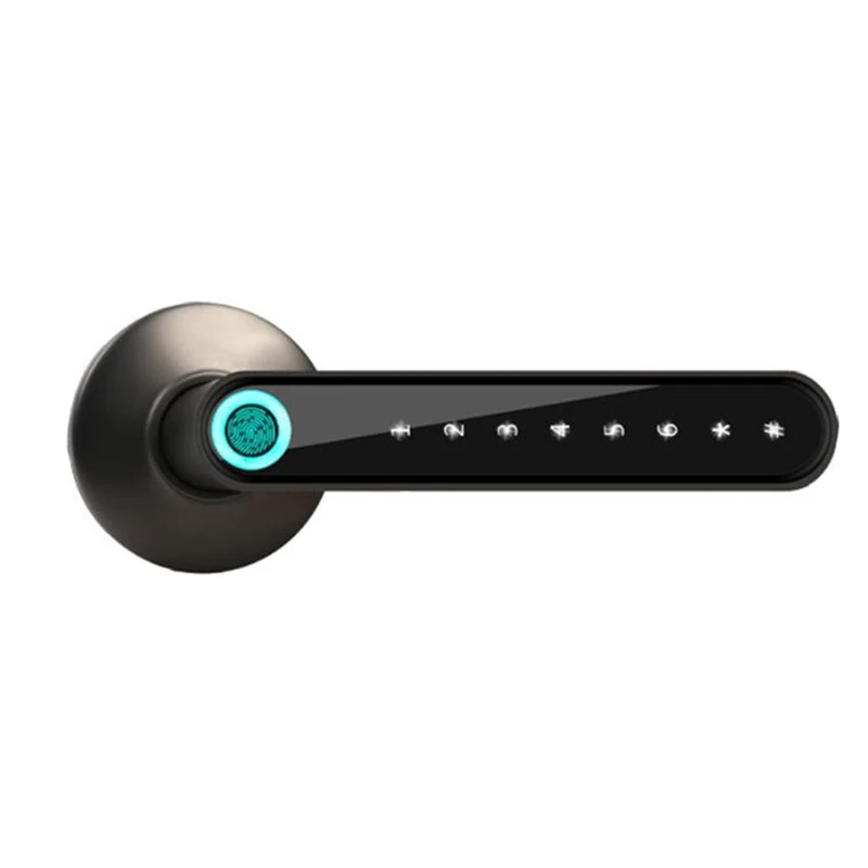 

Fingerprint Door Lock Smart Bluetooth Password Handle Lock APP Unlock Keyless Entry Works For IOS/Android Home Security