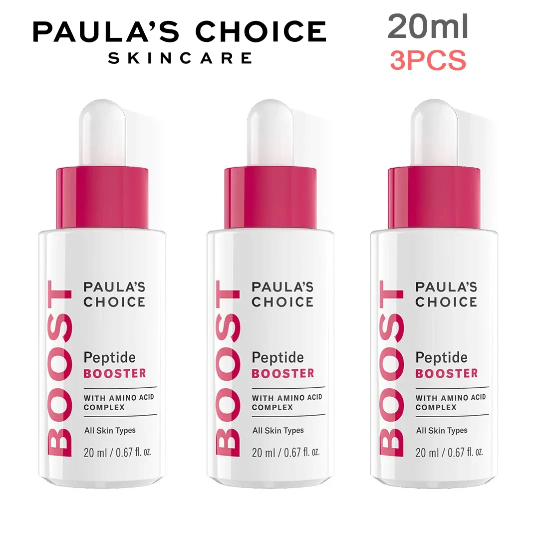 

3PCS Paula‘s Choice Skin Care Peptide Booster With Amino Acid Complex Repairs Multiple Signs Of Aging For All Skin Types 20ML