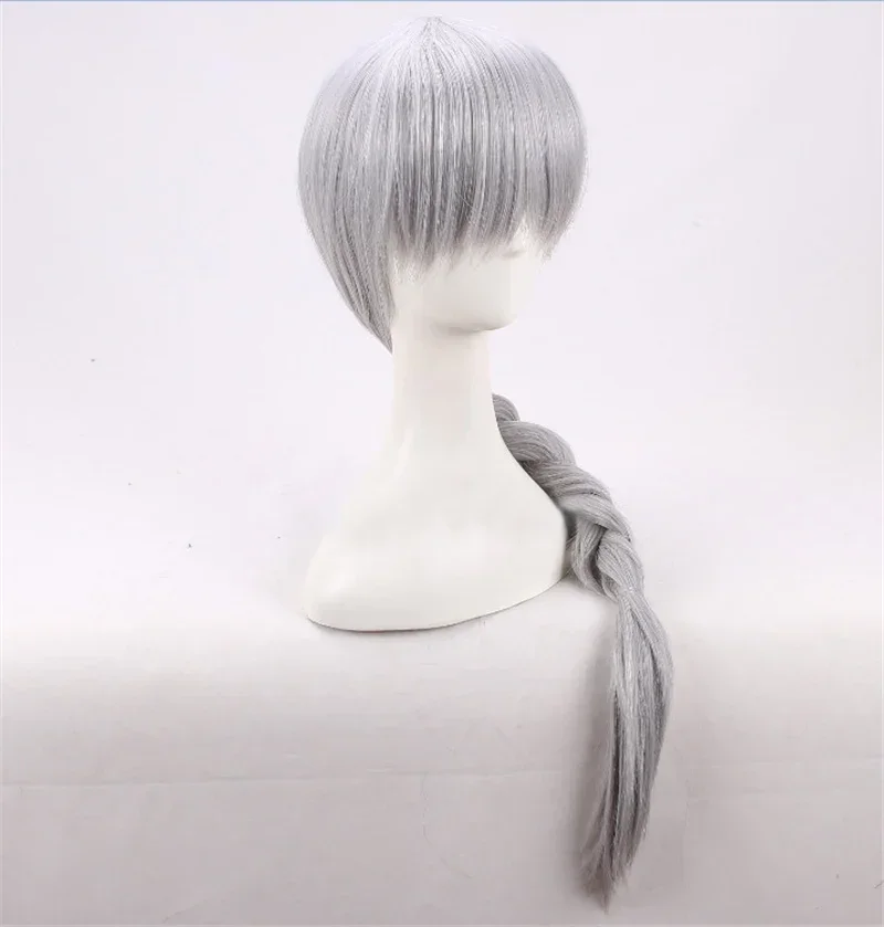 Sophie Hatter длинные косы 80 см серебристо-серый парик движущийся замок Хаула для