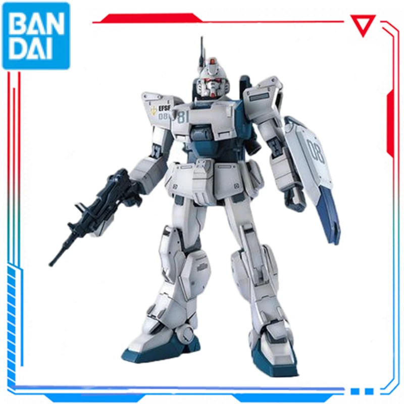 

Original Bandai Anime Cartoon Surrounding Boutique Figure Gundam Series MG 1/100 Ez-8 Gundam RX-79[G] Land Battle Model