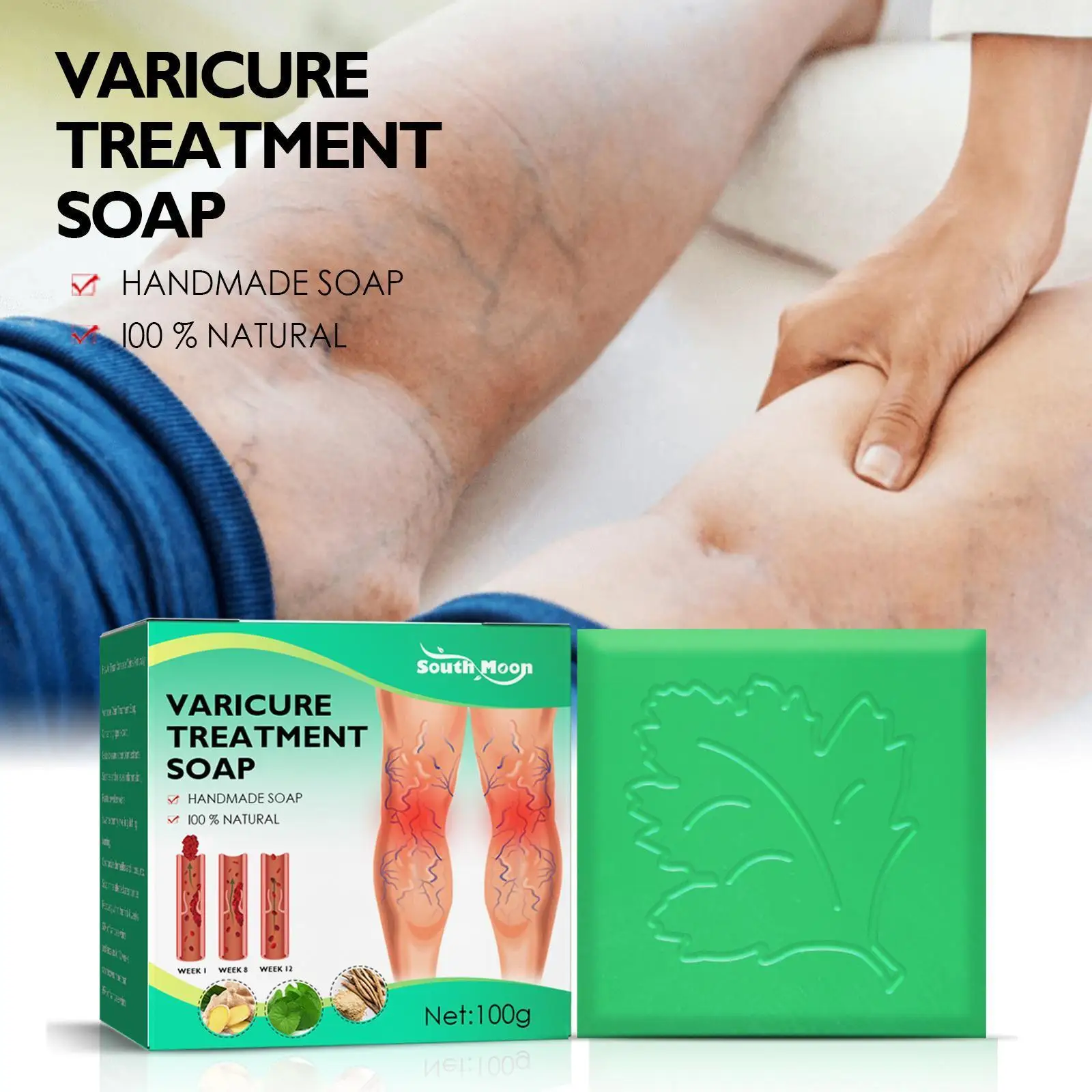 

Мыло от варикозного расширения вен E9h1, 100 г