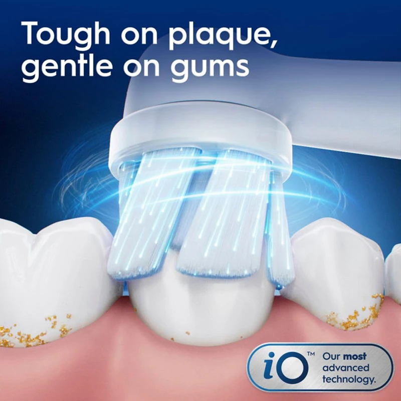 Электрическая зубная щетка Oral B iO2 аккумуляторная Gentle Tech автоматический контроль