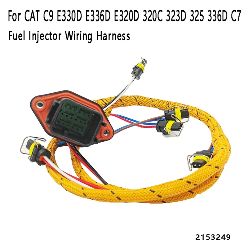 

Fuel Injector Wiring Harness C7 Excavator Harness For CAT C9 E330D E336D E320D 320C 323D 325 336D C7 Caterpillar 2153249