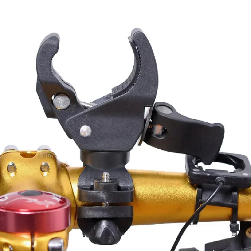 Universele 90-Graden Roterende Крепление на ручку Led Zaklamp Houder Зажим для переднего фонаря Klem Lantaarn