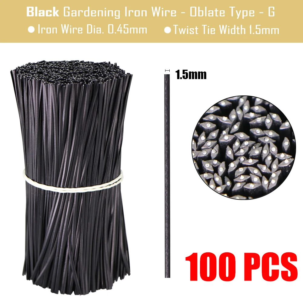 

Многоразовые металлические садовые стяжки 10 цветов