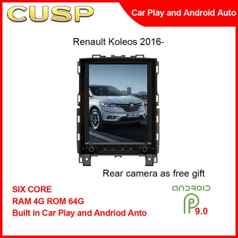 Горячая Распродажа 10,4 дюймовый автомобильный android мультимедийный для Renault KOLEOS 2016- /Megane 4 2017-
