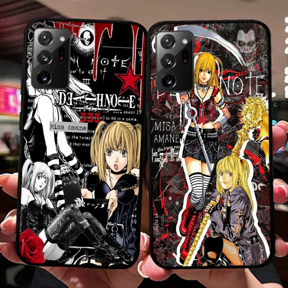 Чехол для телефона Misa Anime D-Death N-Note Samsung Note 8 9 10 20 Pro Plus Lite M 11 30 21 31 51 A 22 42 02 03