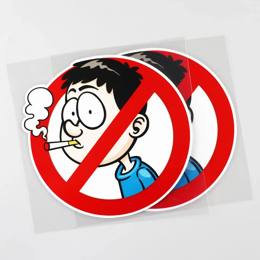 Мультяшная наклейка на автомобиль не курить для кузова автомобиля и мотоцикла