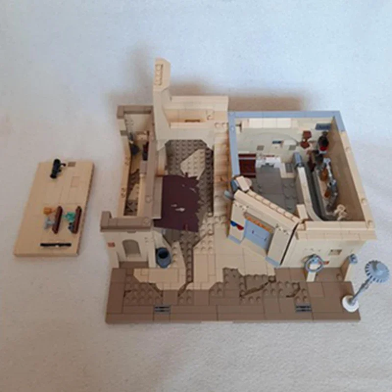 Фото 3187 деталей MOC: Конструктор «Кантина Коронета» (Star Batter Cantina), модульная архитектурная модель, строительные блоки, подарок на день рождения, игрушка для самостоятельной сборки №2