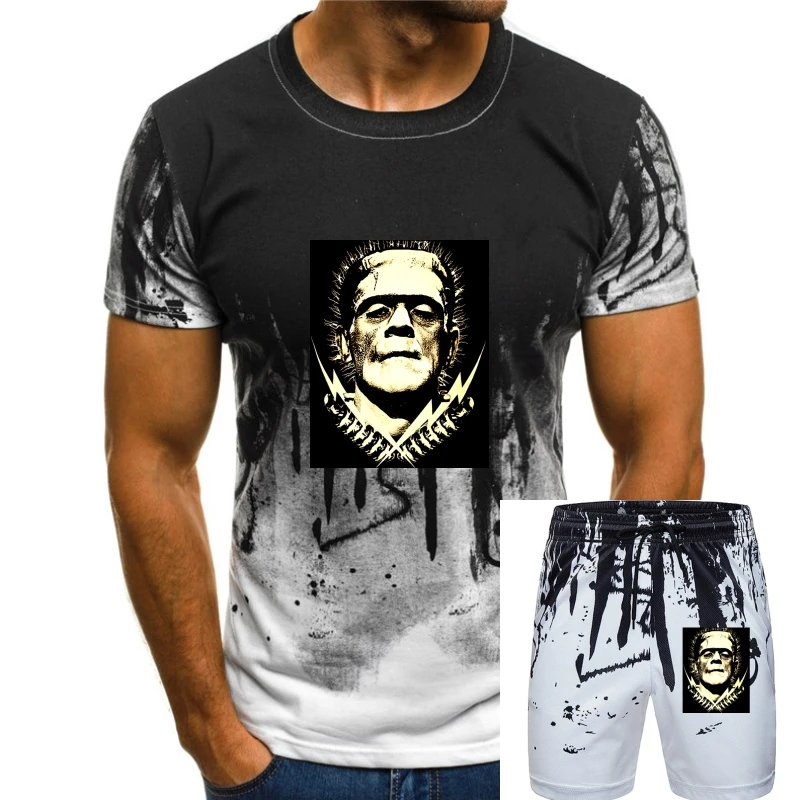 

Frankenstein V5 movie poster T-SHIRT (BLACKBOTTLE GREEN) ALL SIZES S-5XL