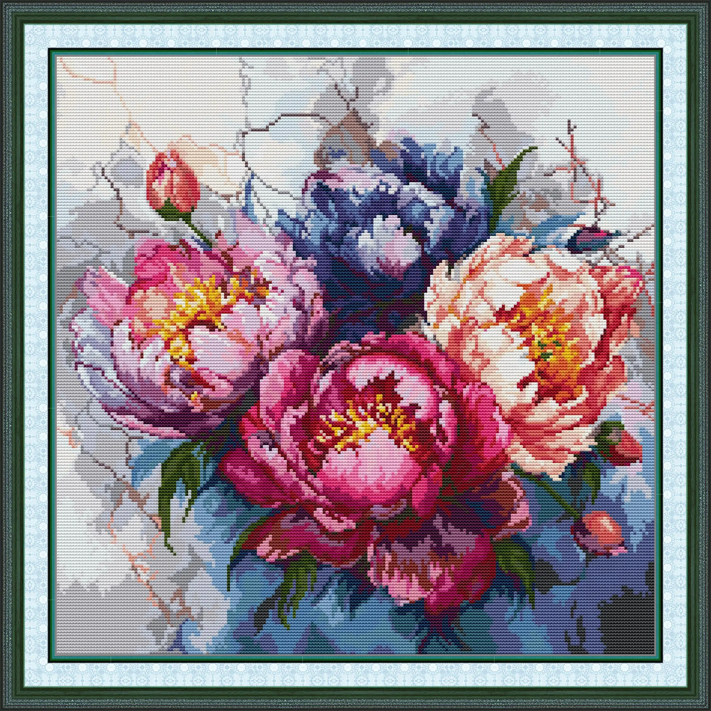 Набор для вышивки крестом Joy Sunday с предварительной печатью легкий узор набор из