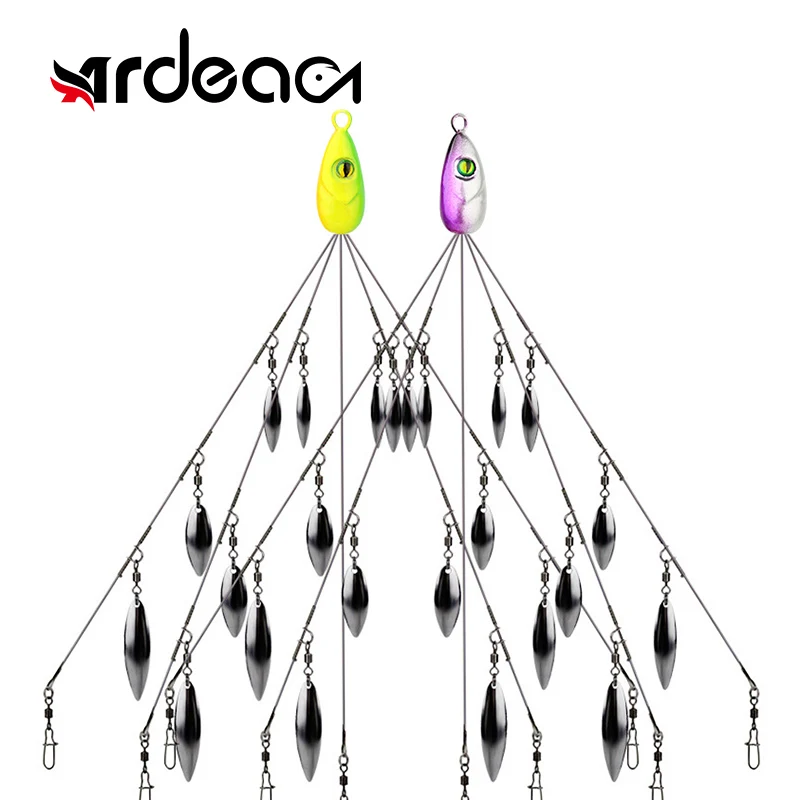 

Ardea Alabama rig umbrella fishing lure 5pc group lead jig Spinner spoon рыбалка блесна 5 alicate de pesca swim bait winter bait