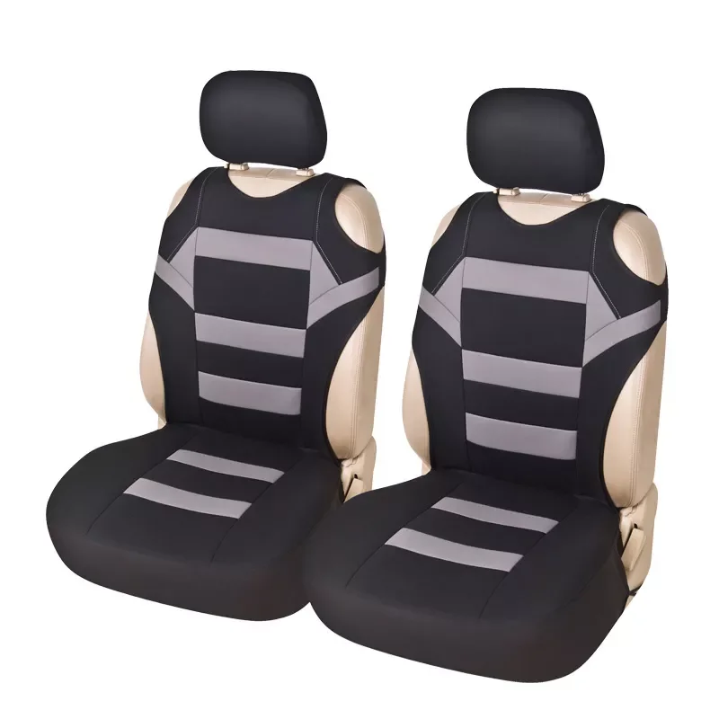 

Car Seat Protection 2PCS Front Seat Cover T-Shirt Styleing Car Interior Accessories Red Blue Gray Clorls