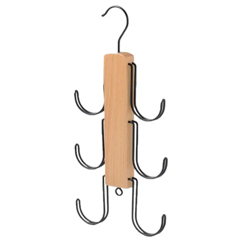 

Clothes Hook Wood Utility Hanger Portable Decorative Coat Hangers Reusable Entryway Coat Hanger Backpack Hooks For Mudroom