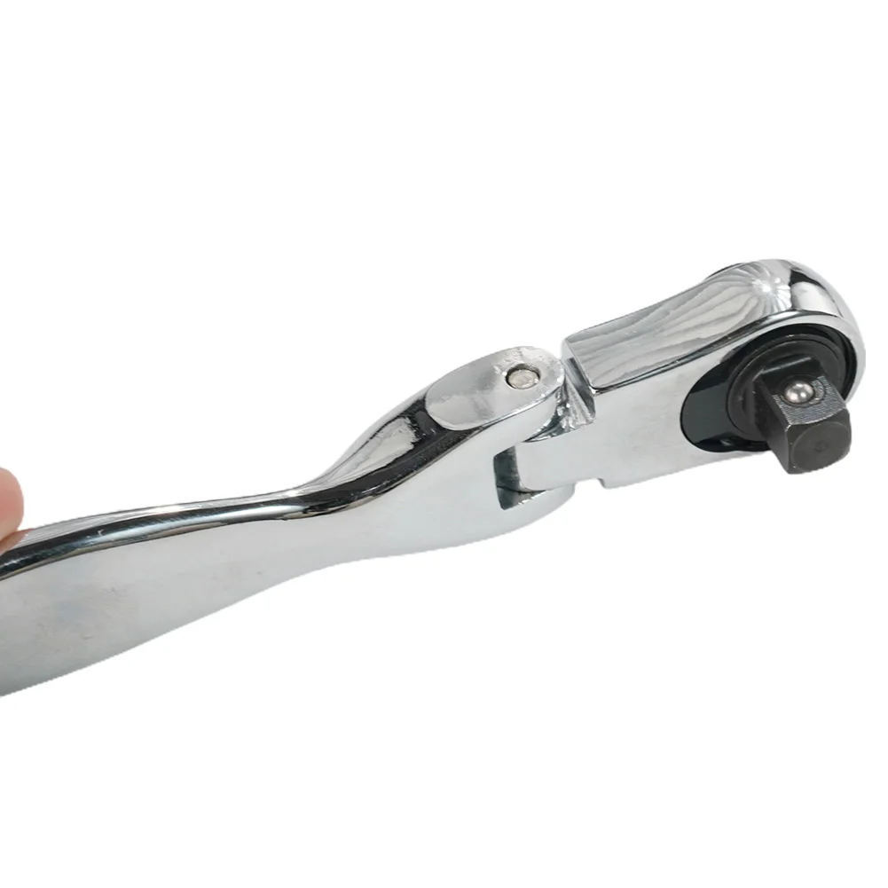 

Brand New Ratchet Wrench Screwdriver 2 In 1 Batch Head Chrome-vanadium Steel For Repairing Metric Single Wrench Socket