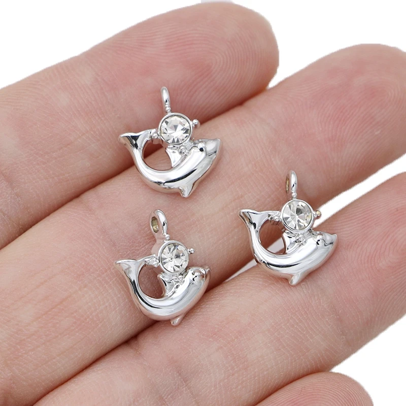 

10 шт., посеребренные Подвески 16 х14 мм