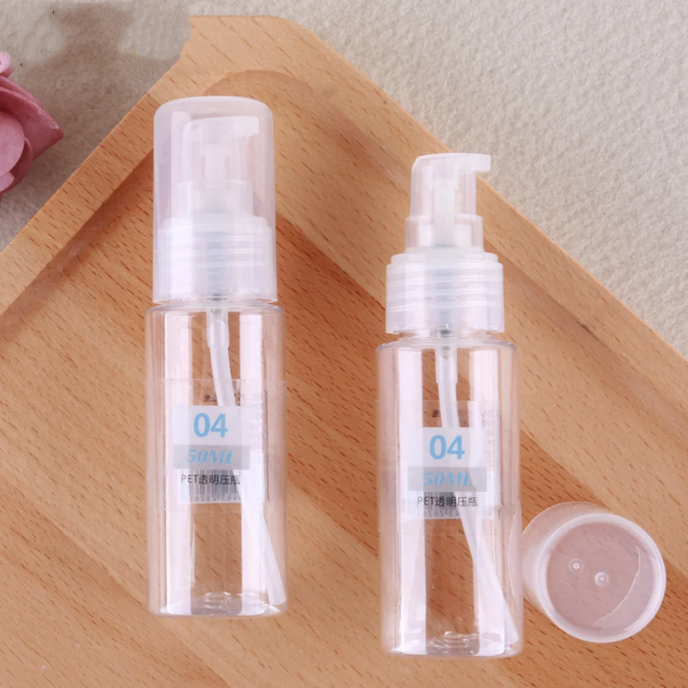 

Bottle Travel Bottles Refillable Clear Shampoo Spray Lotion Container Empty Plasticliquid Makeup Fine Mist
