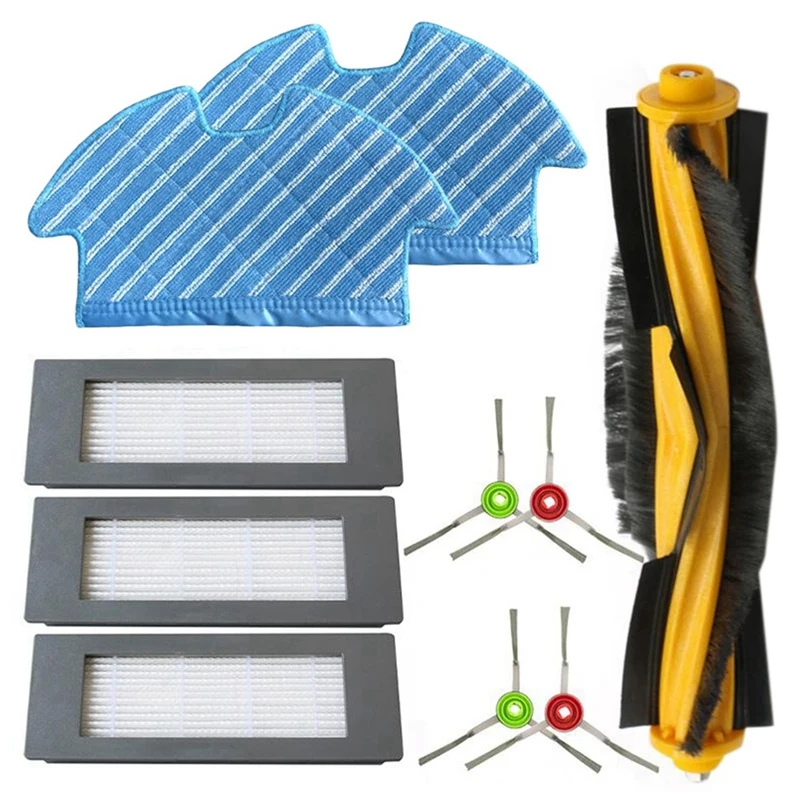 

Main Side Brush HEPA Filter Mop Cloth Vacuum Cleaner Parts For ECOVACS DEEBOT OZMO 900 DN5G