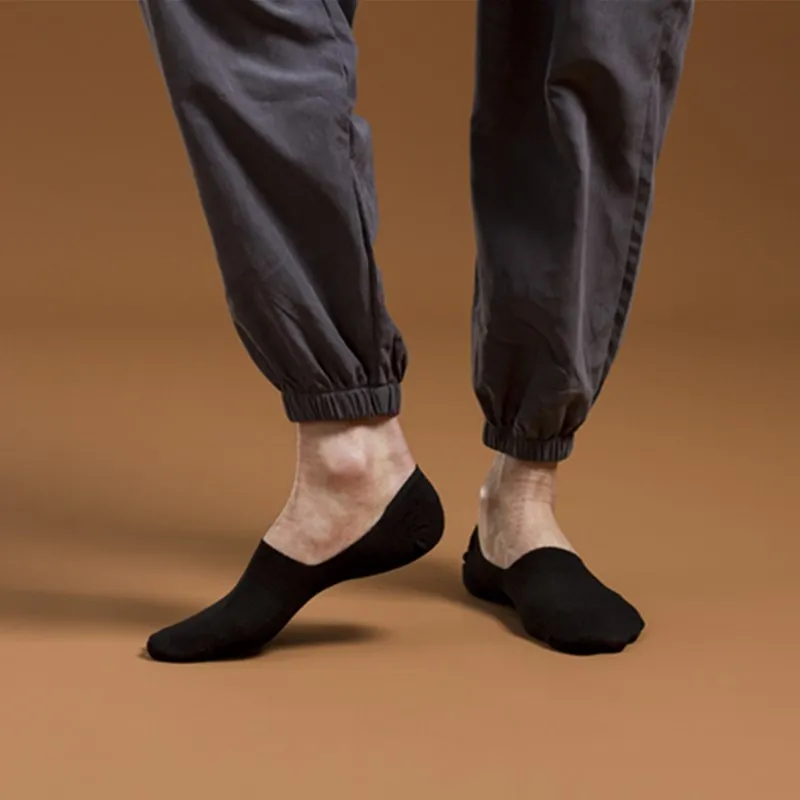 5 pairs of new men's deodorant socks pure cotton Harajuku skateboard socks breathable men's gifts invisible boat socks in summer