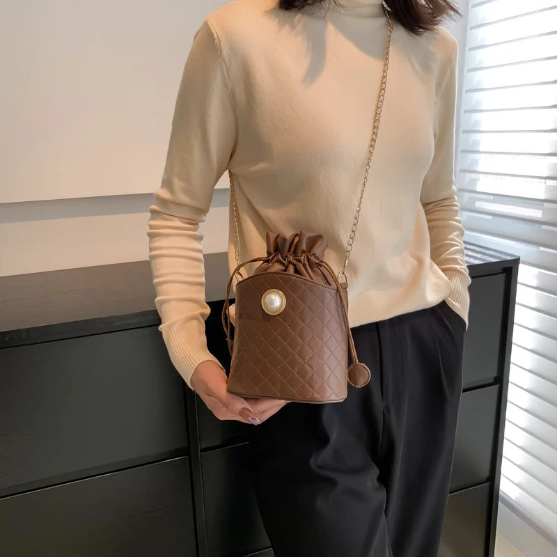 

Высокое качество, нишевой дизайн, винтажная сумка-мешок, женская новая мода 2022, универсальная, сумка-мессенджер на одно плечо