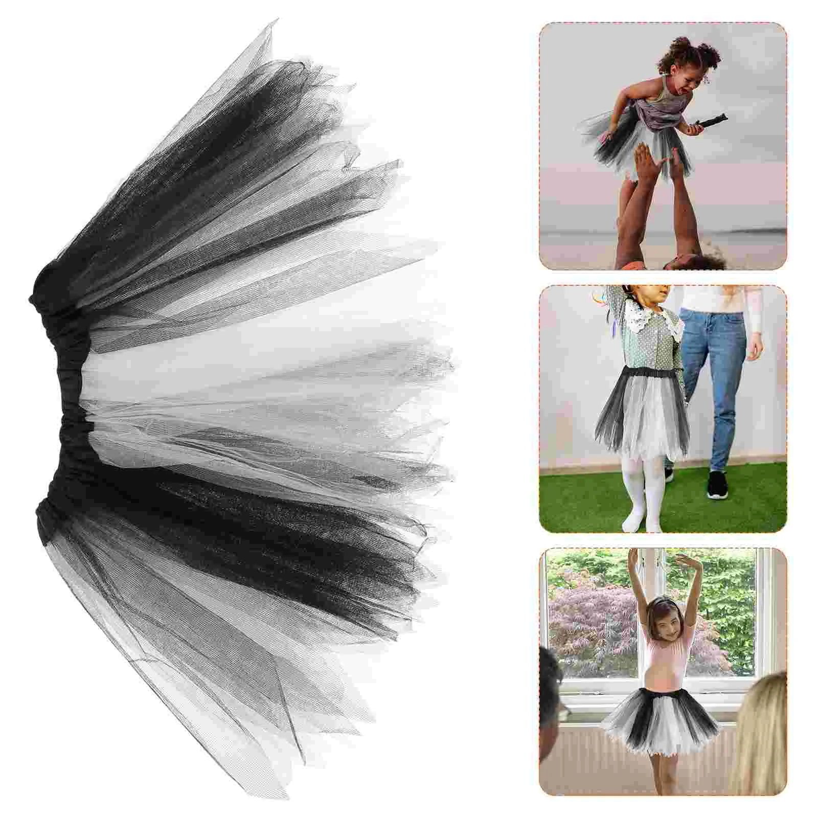 

Gauze Skirt Lovely Tutu Children Short Tulle Girl's Pettiskirt Dancing Ballet Girls Little Halloween