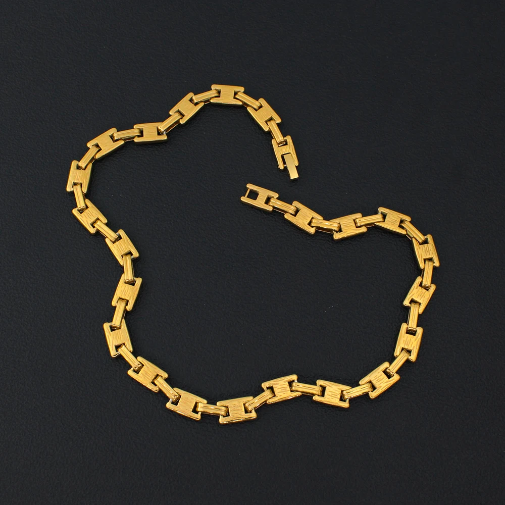 Стильный комплект ювелирных изделий из нержавеющей стали с покрытием