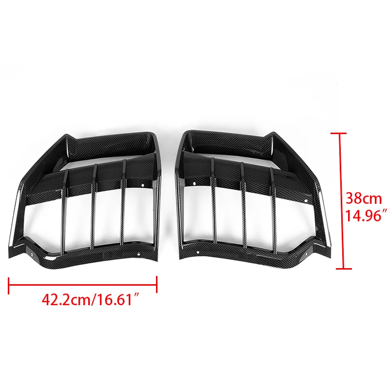 Диффузор заднего бампера для Chevrolet Corvette C8 2-дверный Z51 Stingray STG 3 2020-2024 комплект