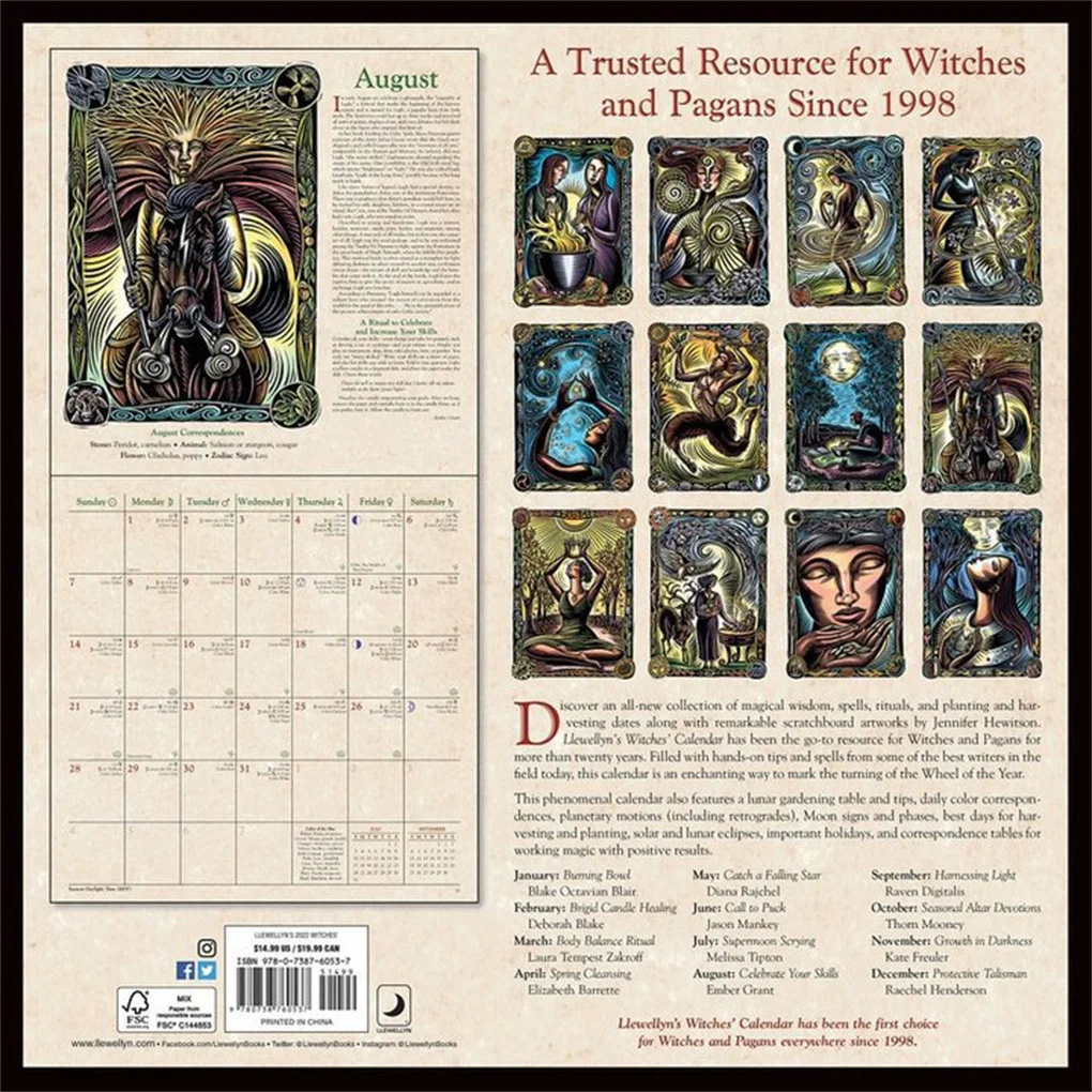 

Calendar 2022 Decoration Planning Pad Datebook Holiday Art Paper Calendars Recording Datebook 30x20cm for Office