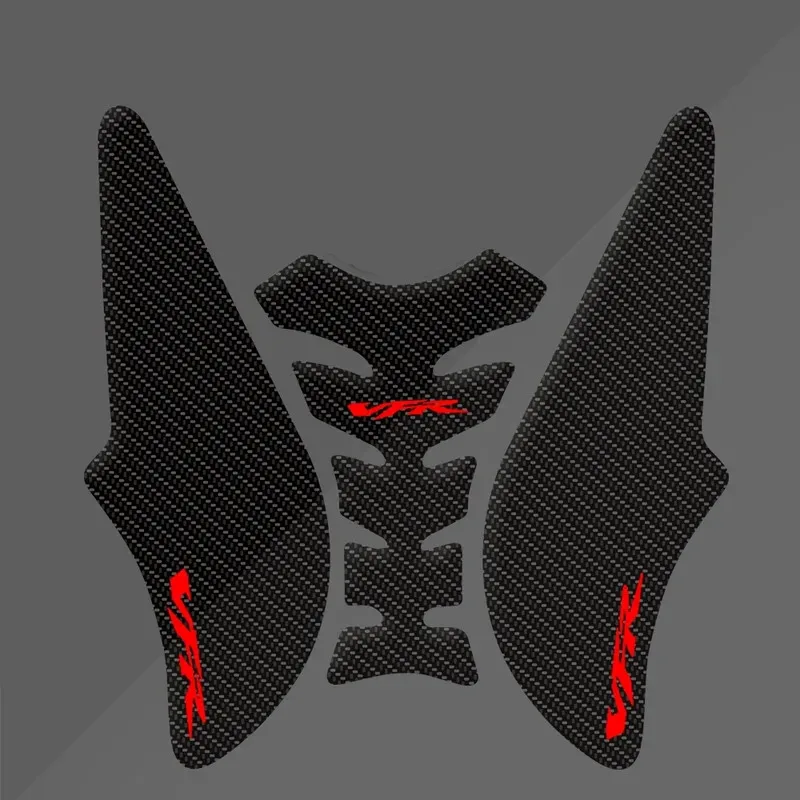 Фото Подходит для VFR 800 F VFR800 2014-2021, защита бака мотоцикла, прозрачная 3D эпоксидная смола, наклейка из рыбьей кости №5