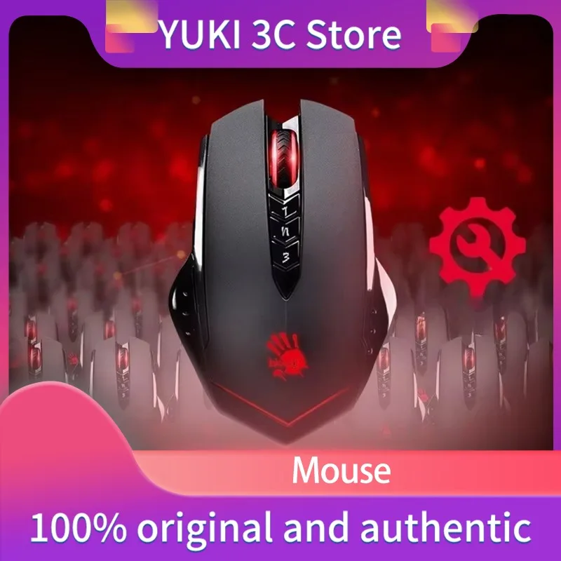 Проводная мышь Bloody макрос в реальном времени Io1.1 оптический двигатель с