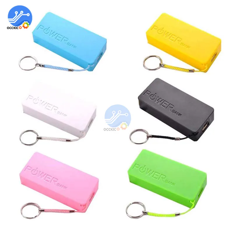 

2x 18650 USB Battery Storage Box Case 2 Slot Way DIY Power Bank Battery Charger Clip Holder Container for Phone