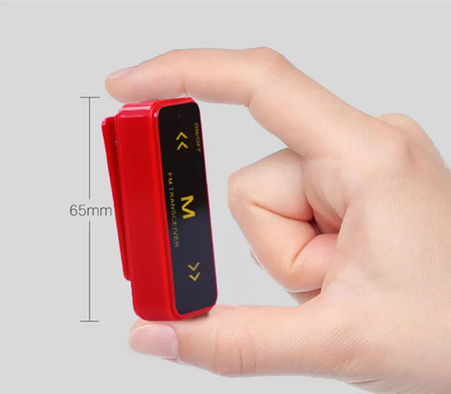 2PCS Mini Walkie Talkie 3W 400-470MHz 2-Way Radio Transceiver Earpiece Headset Earmuff USB charging two way walkies-talkies