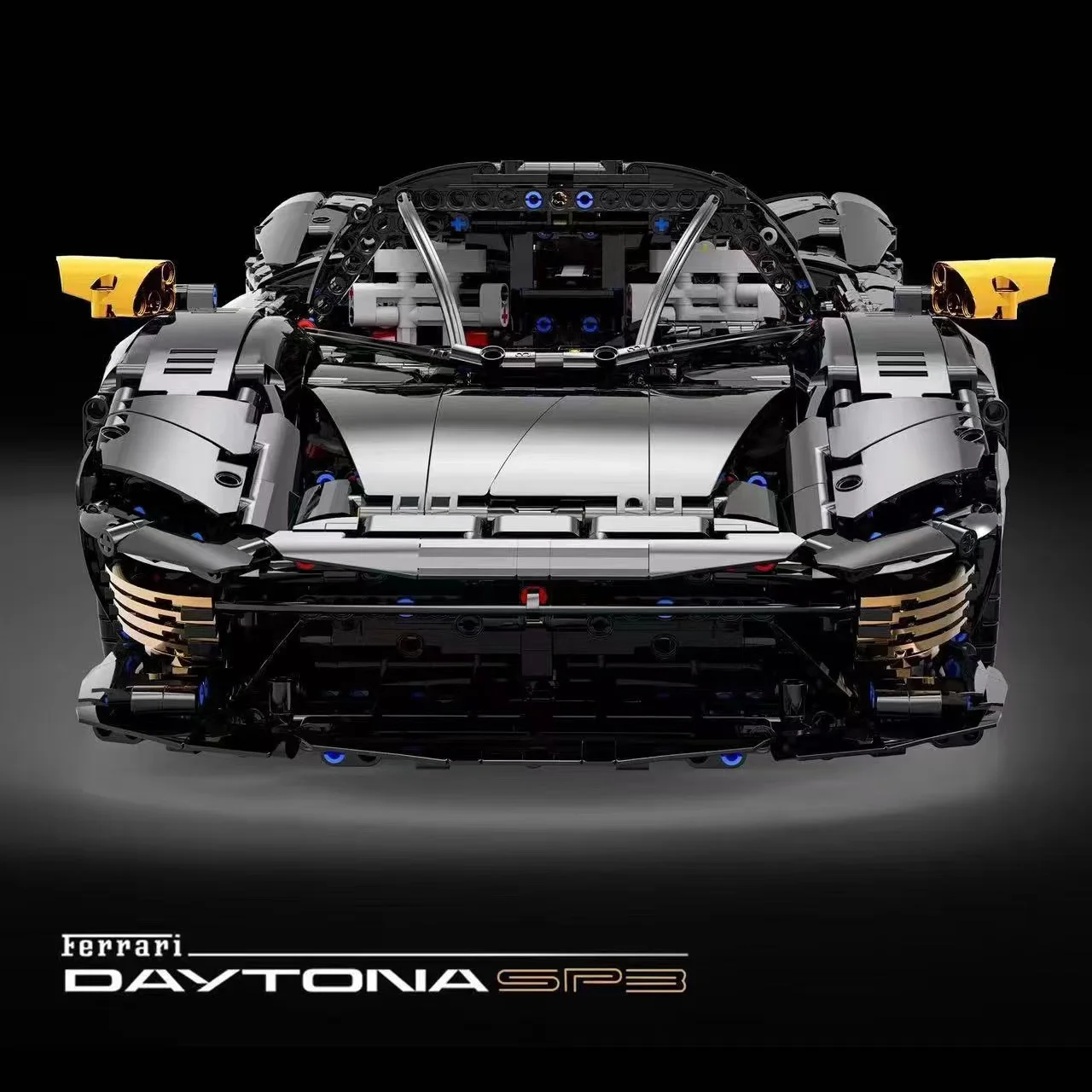 

NEW Technical Compatible 42143 Black Ferraried Daytona SP3 Supercar Building Blocks Car Model Bricks for Adult kids boy gifts