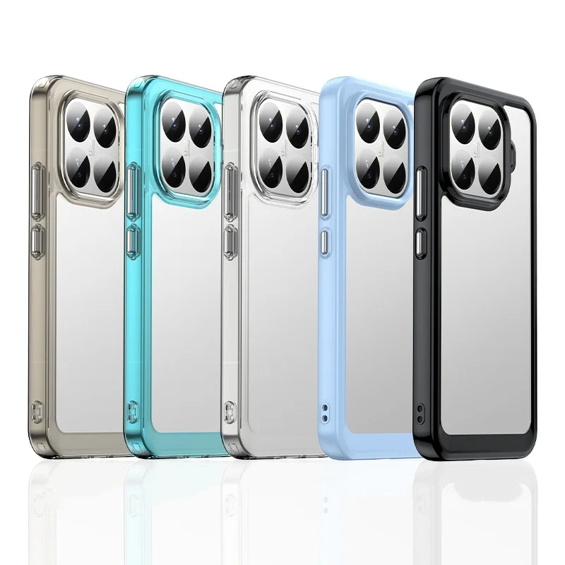 Фото Чехол для Xiaomi 15T Pro, чехол для Xiaomi Mi 15T Pro Capas, новый противоударный защитный бампер для телефона, прозрачный прозрачный Xiaomi 15T №2