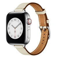 leather attelage strap for apple watch band 41mm 40mm 45mm 42mm watchband bracelet single tour iwatch series 7 3 4 5 6 se strap