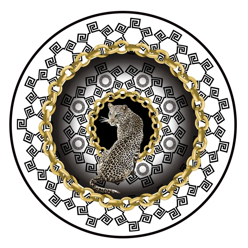 

Леопардовый ковёр для гостиной