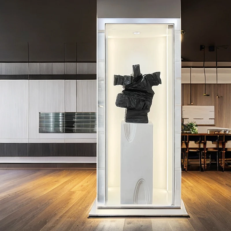 

Ornament Abstract Figure Floor Sculpture Weird Ornaments Affordable Luxury Style High-End Table Decoration Marble Foundation