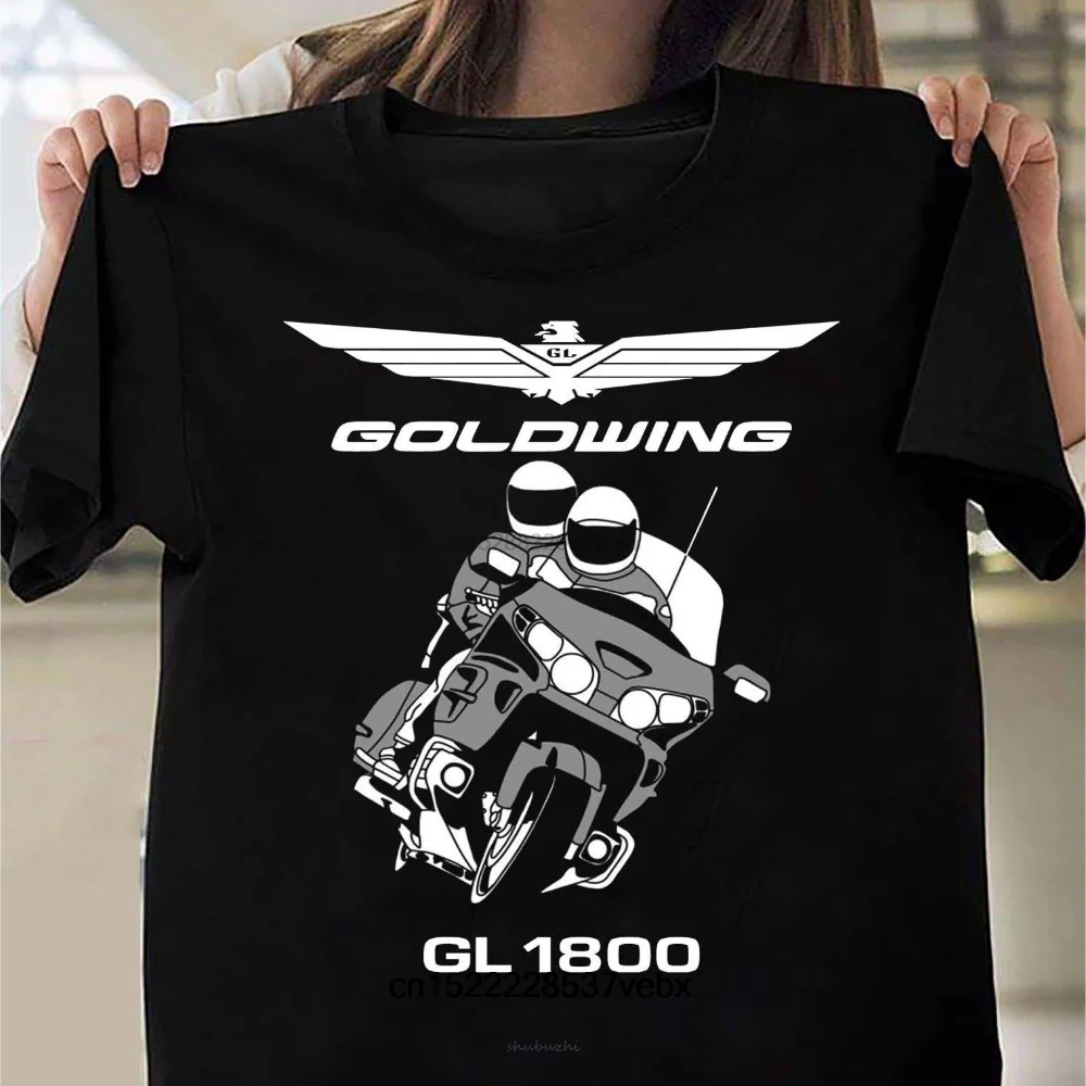 

Мужская Футболка Goldwing GL1800 Из Хлопка С Мотоциклетной Тематикой, Повседневная, Быстросохнущая, Модная, Для Ежедневной Носки