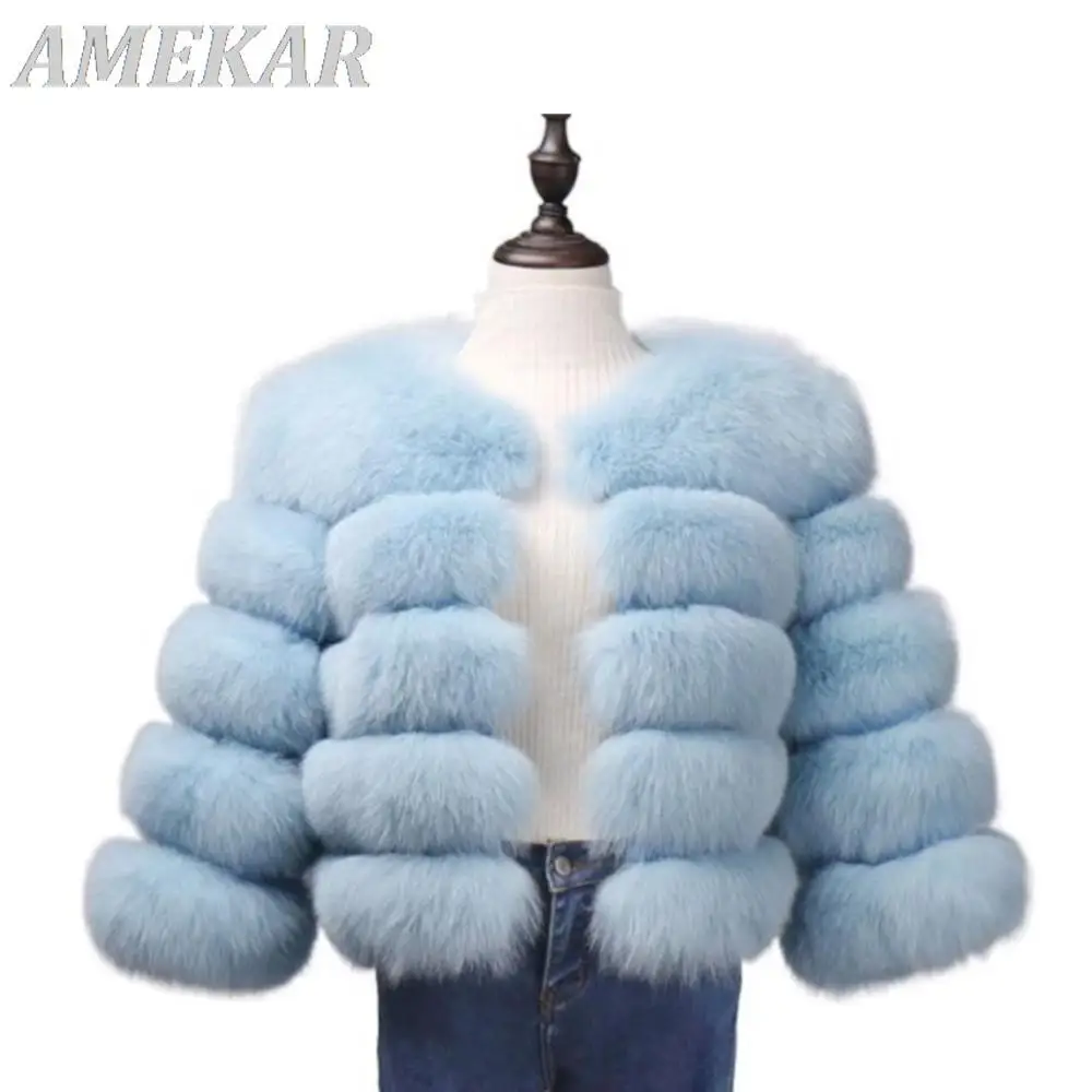 Faux Fur Coat Mink Fur Coats Winter Jacket Women Elegant Thick Warm Outerwear Fake Fur Jacket Women Parka Female Coat long coat