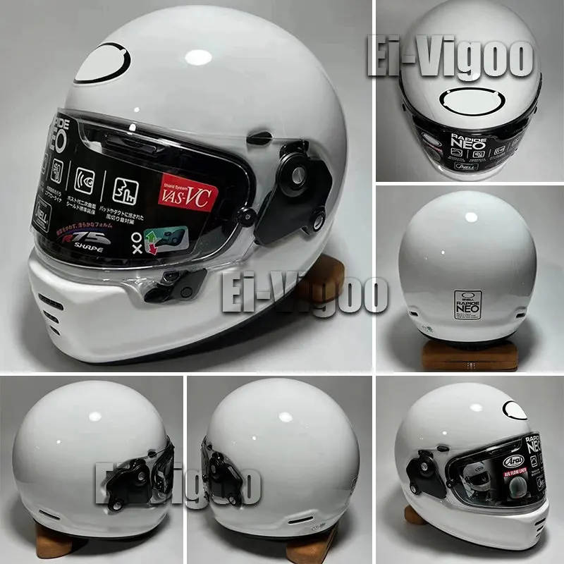 

Full Face Motorcycle Helmet Rapide Neo White Helmet Riding Motocross Racing Motobike Helmet Cascos Para Moto