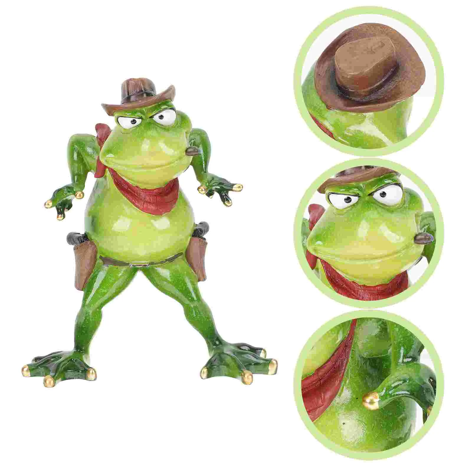 

Frog Decor Outdoor Garden Statues Table Centerpiece Adornment Winstanley Pottery Cats Ornament Animal Craftresin
