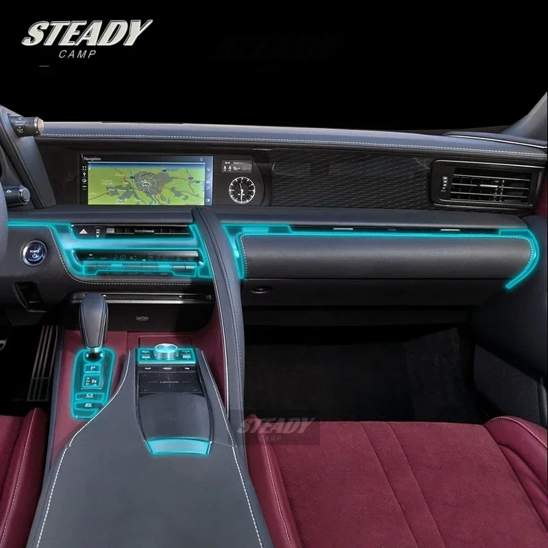 Прозрачная центральная консоль для салона автомобиля Lexus LC 500 2018-2022 2023Car