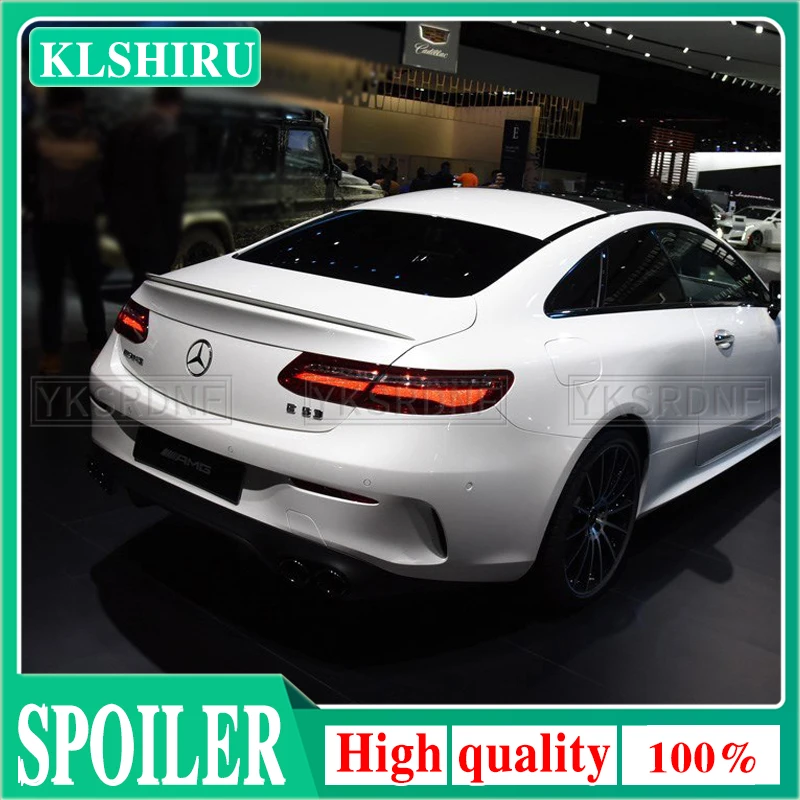 

KLSHIRU For Mercedes-Benz W213 E-COUPE 2-DOORS W238 E200 E300 E53 2017 2018 2019 2020 2021 Spoiler ABS Car Rear Trunk Wing