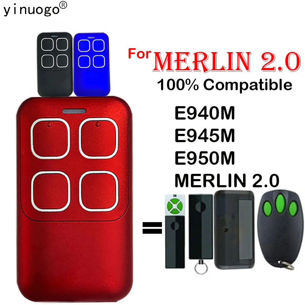 

Пульт дистанционного управления для гаражных дверей MERLIN 2,0 E940M E945M E950M, беспроводной передатчик
