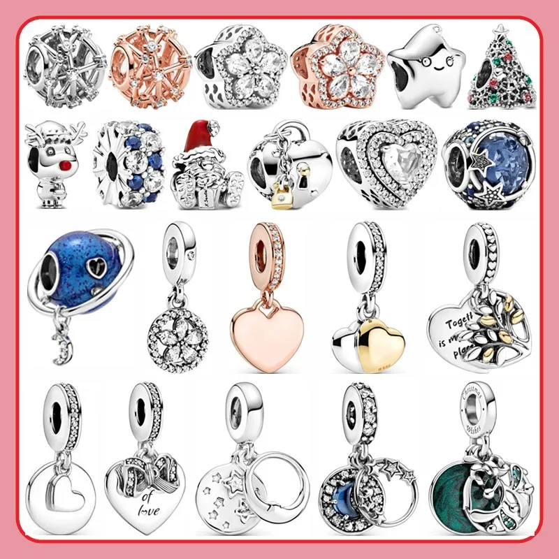 

Suitable For Original Pandora Bracelet Necklace S925 Sterling Silver Star Moon And Pumpkin Cart Cinderella Charm Woman Jewelry